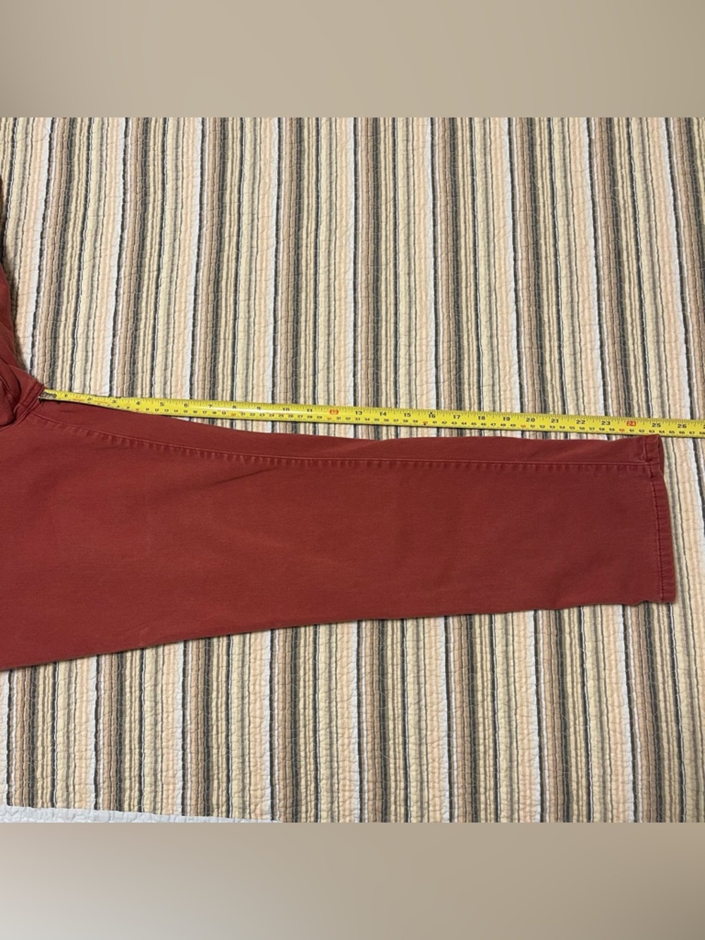 Liz Claiborne Women’s 12P Ultrasoft Straight-Leg Jeans in Burnt Red Petite Short - Picture 8 of 8